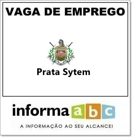 Vaga de Emprego na Prata Sytem