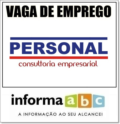 Vaga de Emprego no na Personal ABC RH