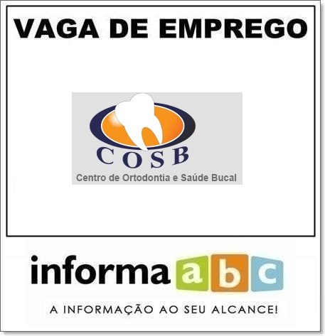 Vaga de Emprego na COSB