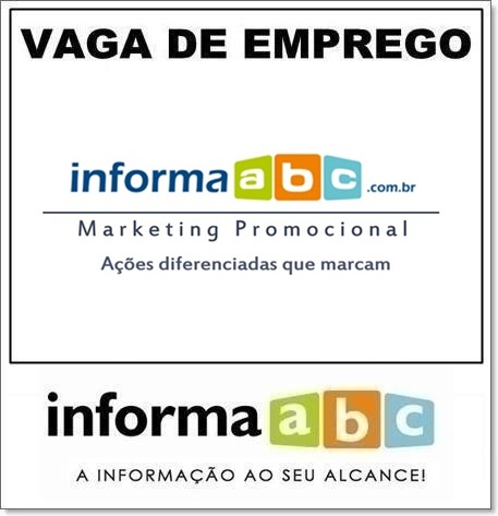 Vaga de Emprego no Informa ABC