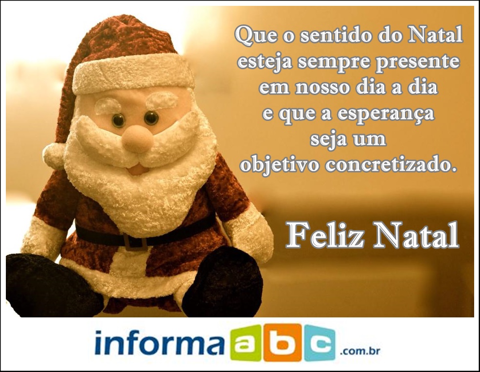 Feliz Natal e Ano Novo é o que nós do Informa ABC , desejamos a você!