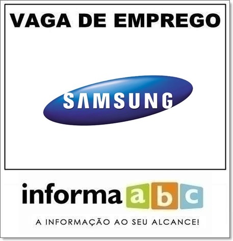 Vaga de Emprego na Samsung