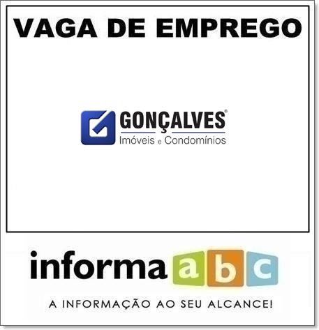 Vaga de Emprego na Gonçalves Imóveis