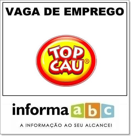 Vaga de Emprego na Top Cau