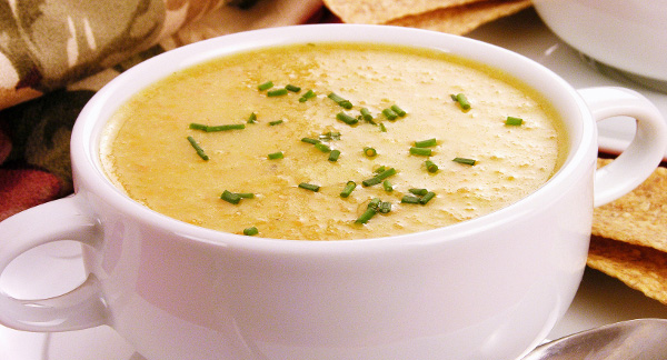 Sopa cremosa de legumes