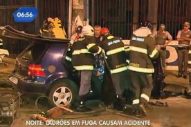 FUGA DE SUSPEITOS ACABA EM ACIDENTE EM DIADEMA