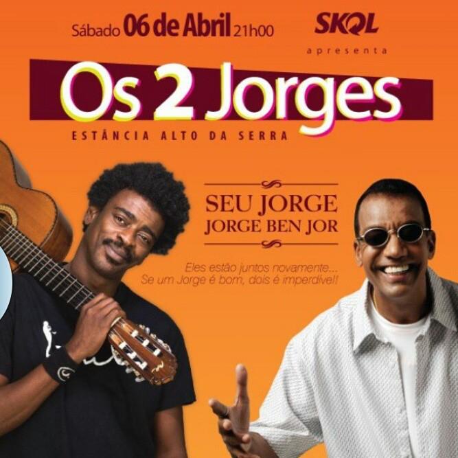 Seu Jorge e Jorge Ben Jor agitam fim de semana no Estância Alto da Serra