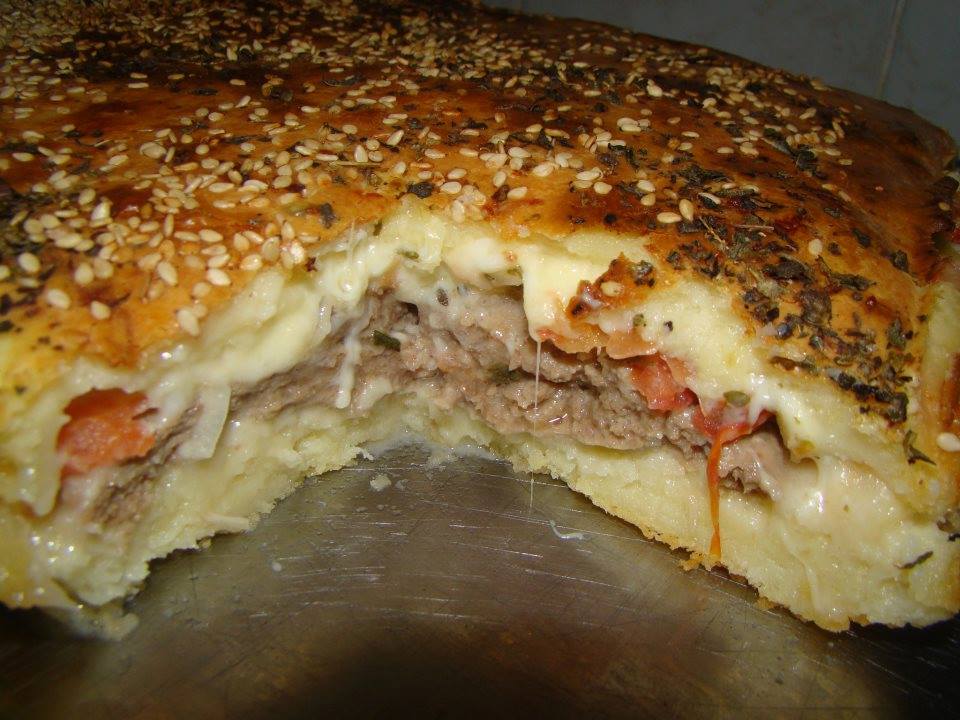 Torta de hamburguer