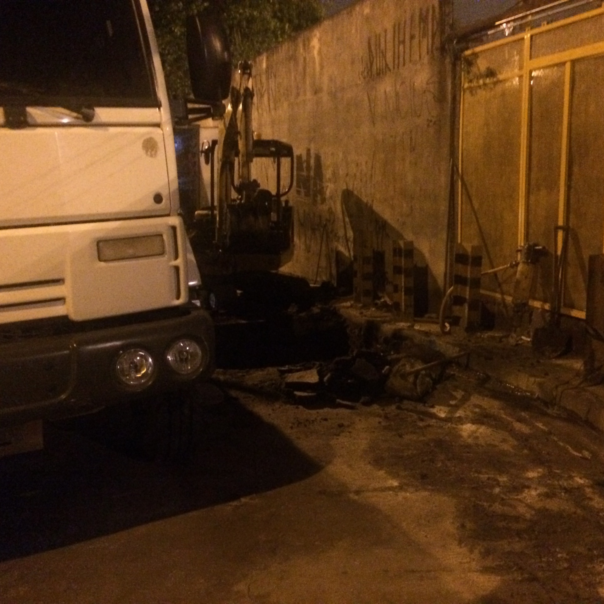 Obra irregular da Comgás