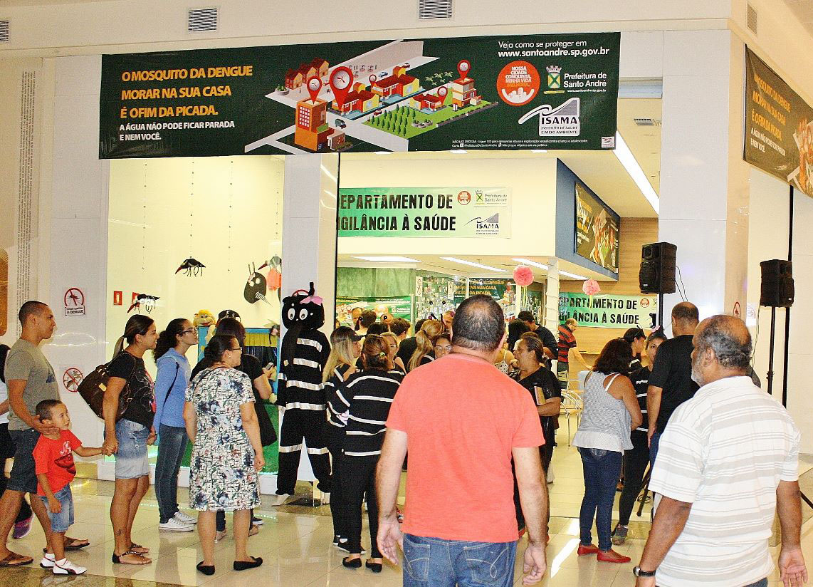 Atrium Shopping mobiliza público com ação educativa de combate à dengue
