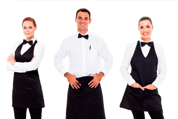 Vaga para Garçonete e Garçom e Recepcionista de Eventos.