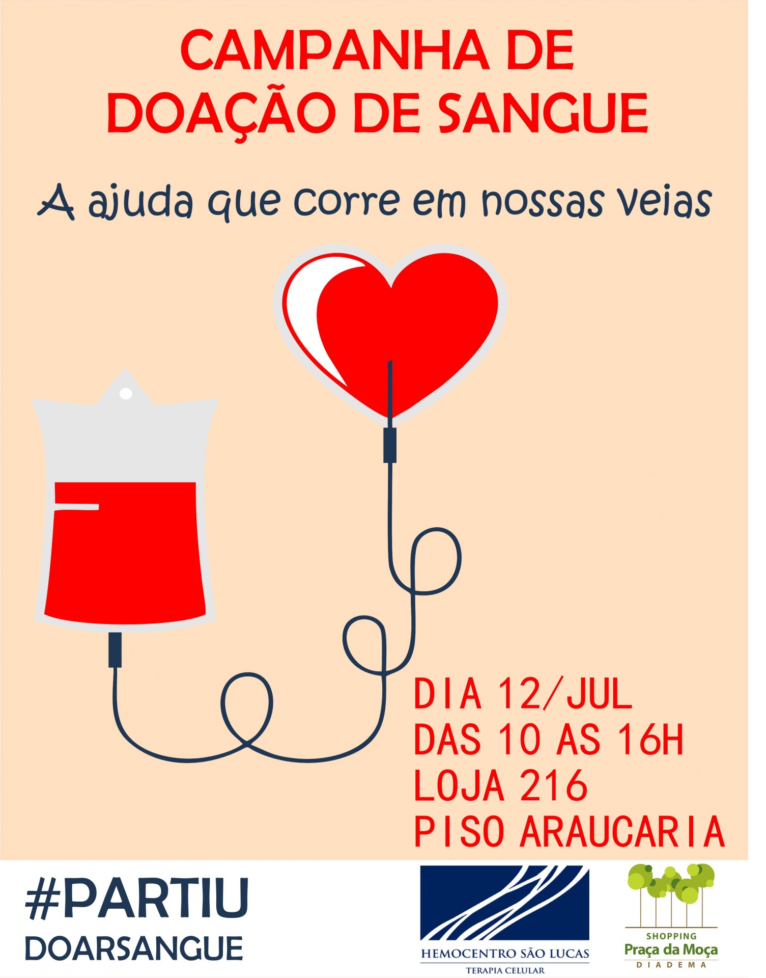 Shopping Praça da Moça promove campanha de doação de sangue