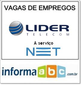 Vaga de Emprego na Lider Telecom