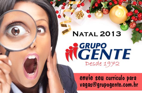 Grupo Gente seleciona para contratações temporárias de Natal