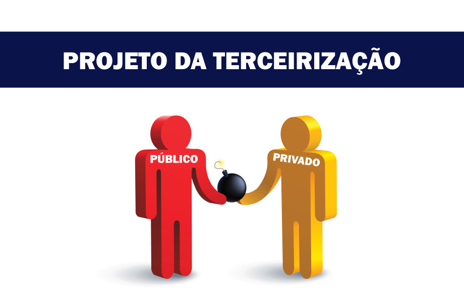 Centrais realizam mobilizações contra projeto de terceirização