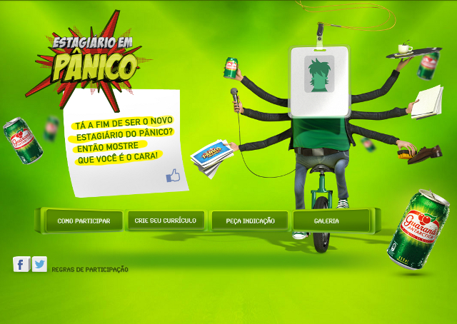 Vaga de Emprego no Pânico na TV