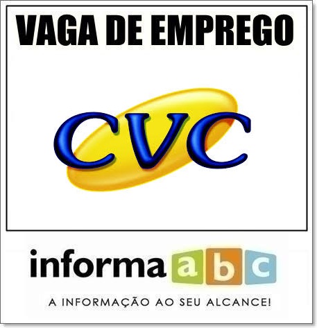 Vaga de Emprego na CVC