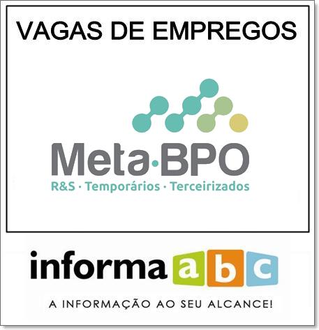Vaga de Emprego no Grupo Meta RH