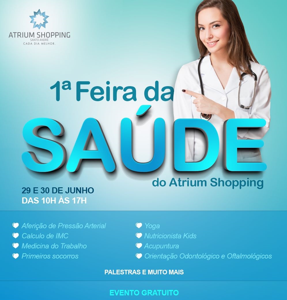 ATRIUM SHOPPING PROMOVE I FEIRA DA SAÚDE