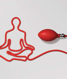 Concentre-se, respire fundo e baixe a pressão