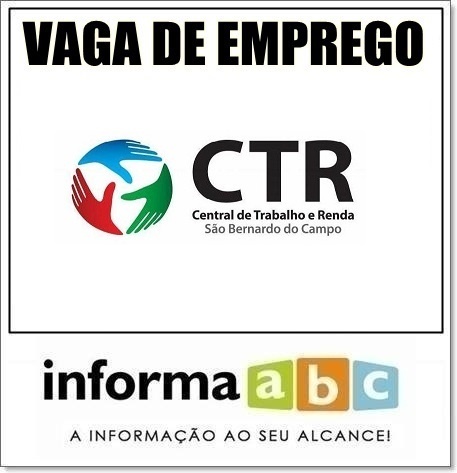 Central de Trabalho e Renda anuncia vagas em São Bernardo