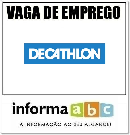 Decathlon ainda está com vagas em aberto