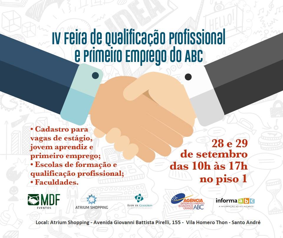 Atrium Shopping promove nova edição da Feira de Qualificação Profissional e Primeiro Emprego