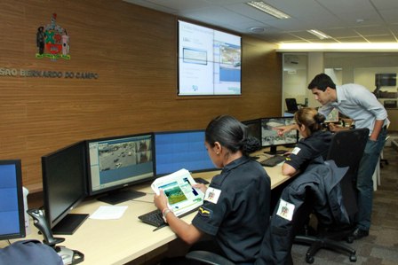 GCM de São Bernardo recebe treinamento para operar no centro de videomonitoramento