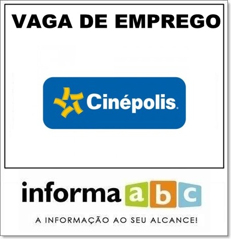 VAGA DE EMPREGO NO CINÉPOLIS