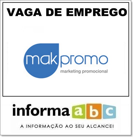 Vaga de Emprego na Mak Promo Marketing Promocional