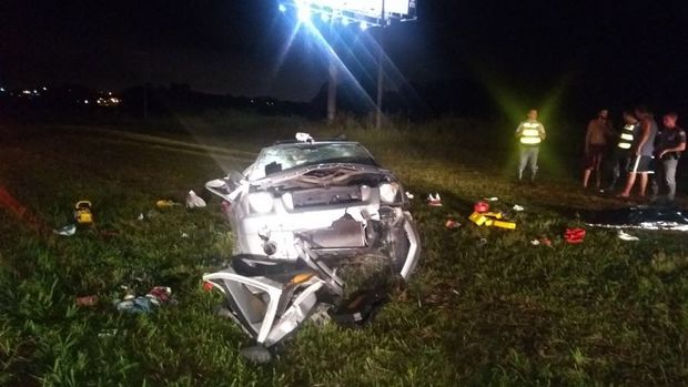 Duas mulheres morrem e crianças ficam gravemente feridas em acidente provocado por racha