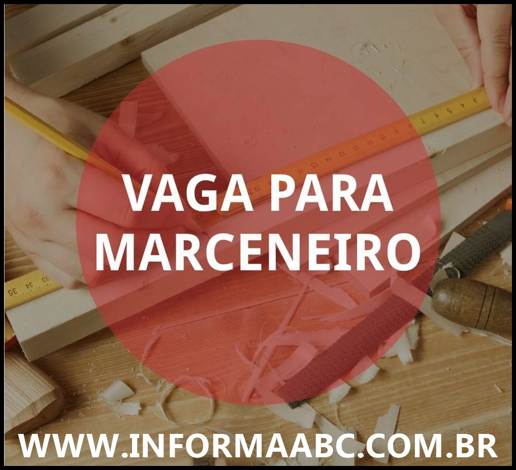 VAGA DE MARCENEIRO