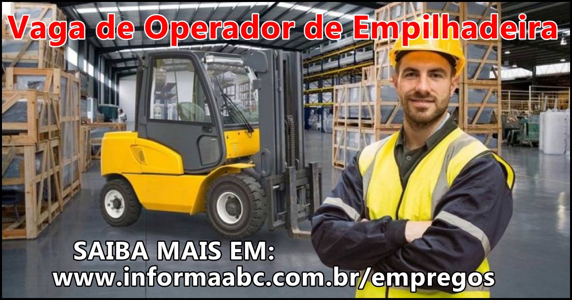 Vaga de Operador de Empilhadeira