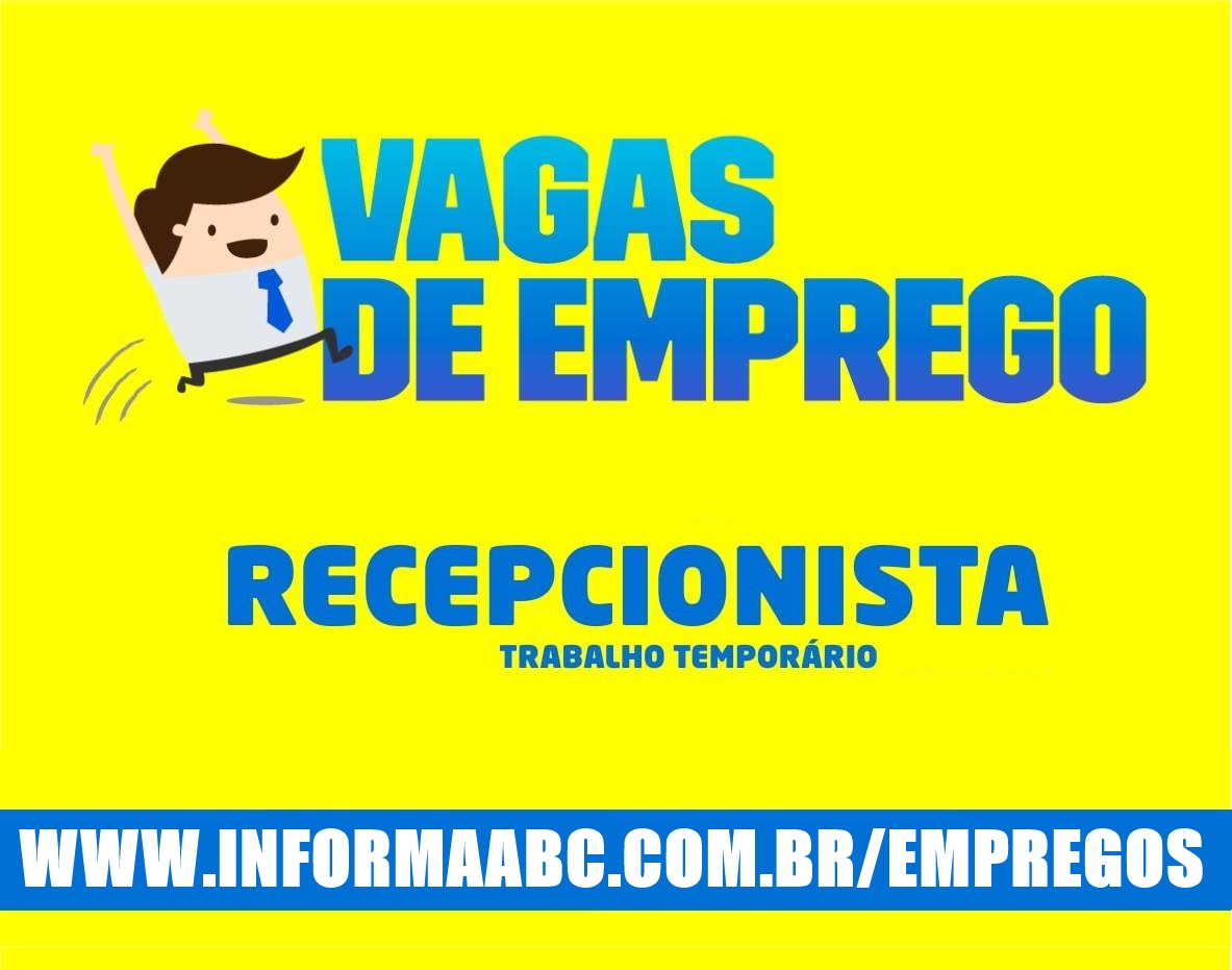 Vaga de Recepcionista em Santo André