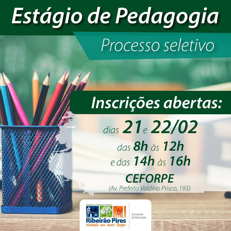 Estágio de Pedagogia