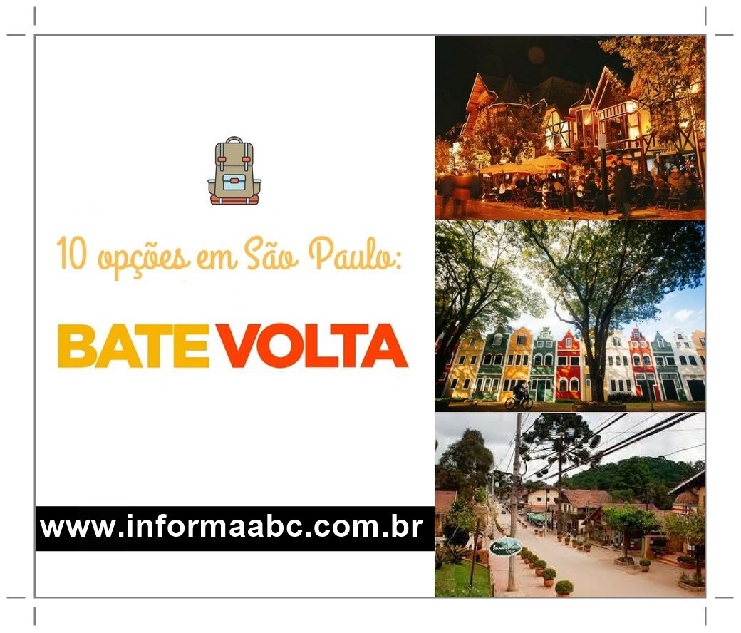 5 passeios bate e volta pertinho de São Paulo