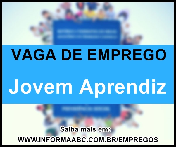 Vaga de Jovem Aprendiz