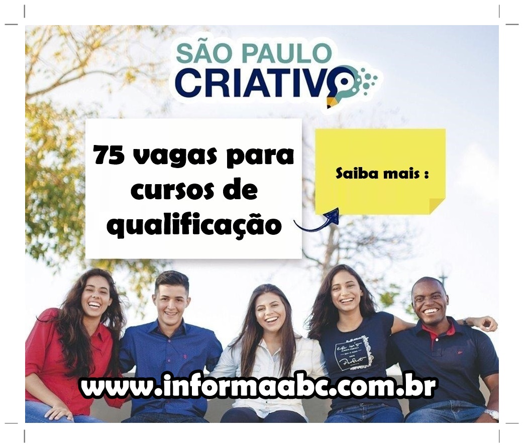 Estado oferece 75 vagas para cursos de qualificação no ABC