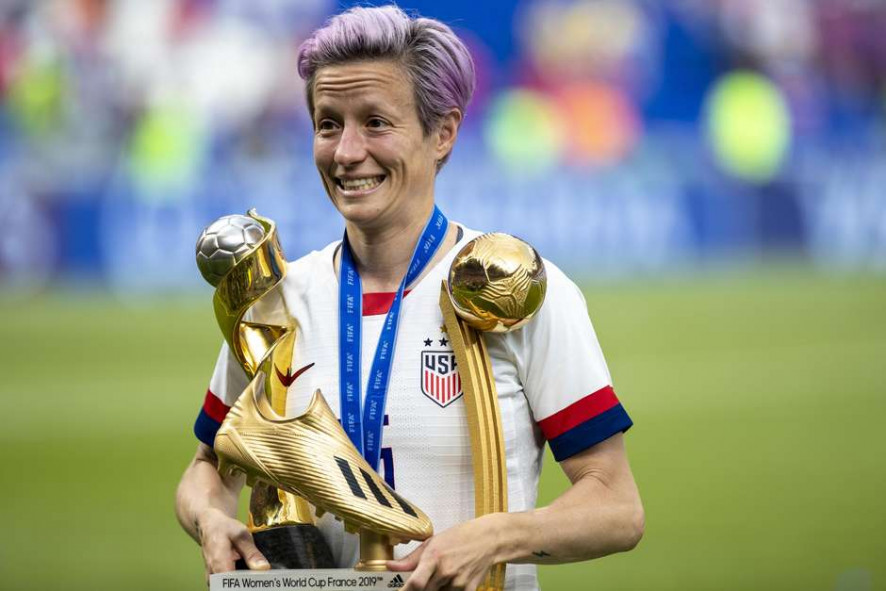 Rapinoe é eleita a melhor da Copa do Mundo e quebra recorde