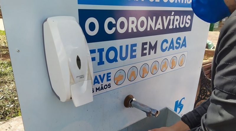 Sabesp e Prefeitura de Santo André instalam lavatório no Hospital Municipal