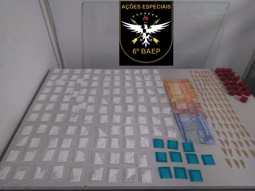 Rapaz preso com drogas em Mauá