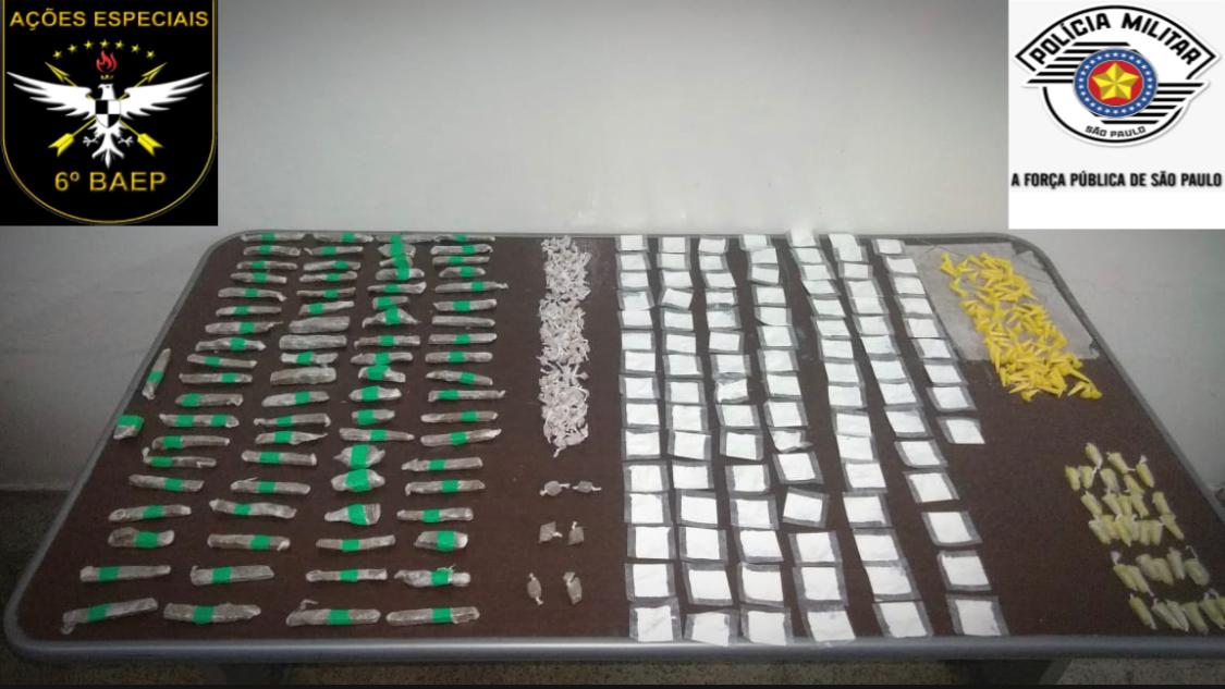 Dois indivíduos preso por Tráfico de drogas pelo município de Diadema