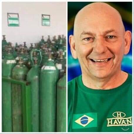 Dono das lojas Havan doa 200 cilindros de oxigênio para Manaus