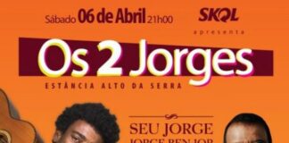 Seu Jorge e Jorge Ben Jor agitam fim de semana no Estância Alto da Serra