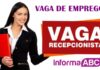 Vaga de Recepcionista (Jovem Aprendiz)