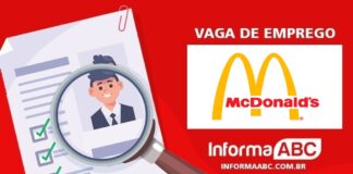 Vaga de Emprego no McDonalds
