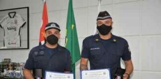 Guardas municipais de Mauá ganham medalha