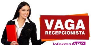 Vaga de Emprego de Recepcionista