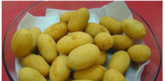 O Bolinho de mandioca pronto em 1 minuto amo fazer faça hoje