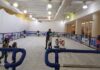 Pista de patinação no gelo é atração no Shopping ABC